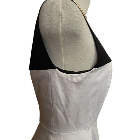 Kate Spade Fit & Flare Black and White Cocktail Dress Size 6 - Picture 5 of 10